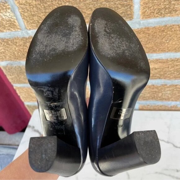 Gucci gray/black heels size 10B - Picture 6 of 10